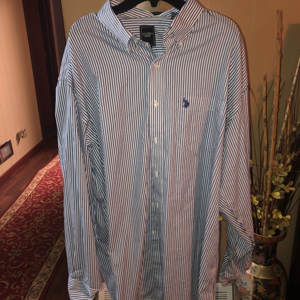 U.S. Polo Assn. Men's LS Button-Down Collar